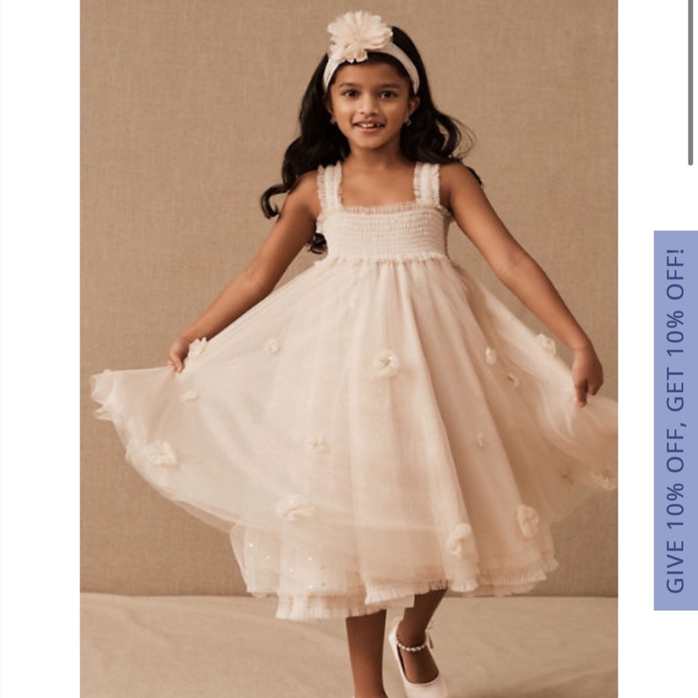 BHLDN Cloude Dress -Flower Girl